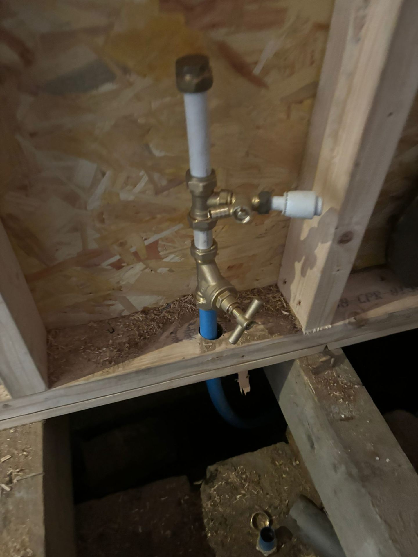 Old leaking lead pipe