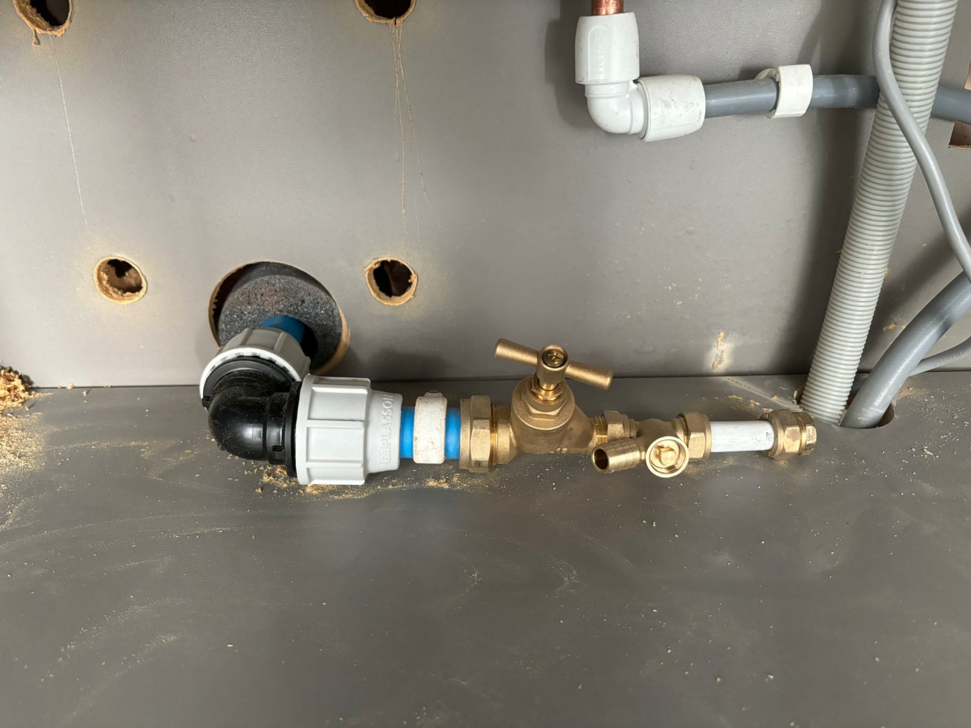 Moling pipe installation