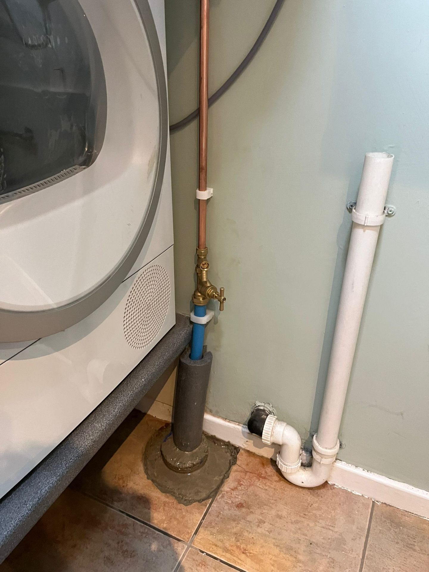 External water leak repair